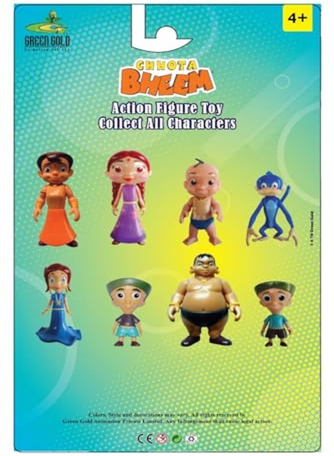 Funskool Chhota Bheem Action Figure Toy, Green Gold Chhota Bheem and Friends with Articulation, 4 inches, Cute & Colorful, Cartoon Collectibles, Gift for Children, Toys for Kids Ages 4+ Years - Image 3